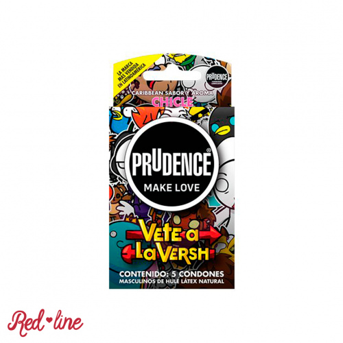 PRESERVATIVOS PRUDENCE VETE A LA VERSH CHICLE